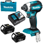 DTD153RFE Máy bắt vít dùng pin Makita (bl)(18v) (kèm 02 pin 3.0 + sạc nhanh)