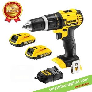 DCD785D2  Máy khoan búa chạy pin Dewalt (18V)(kèm 02 pin 2.0Ah + sạc)